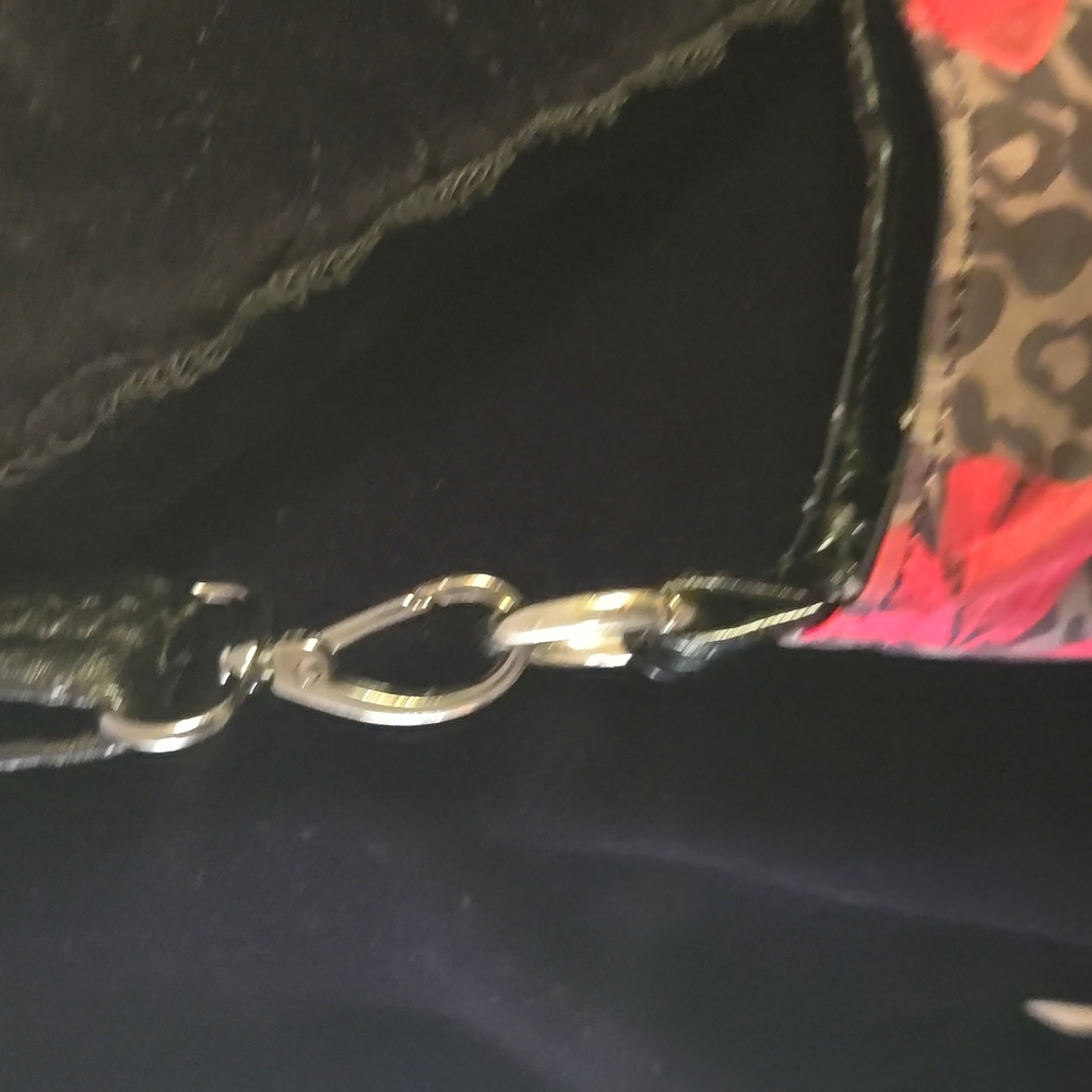 Betsry Johnson Bowsl Leppard Print Crossbody Purse - Picture 2 of 12